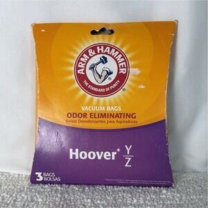 Arm & Hammer Odor Eliminating Vacuum Bags for Hoover‎ Y/Z, 3 Pack, WindTunnel